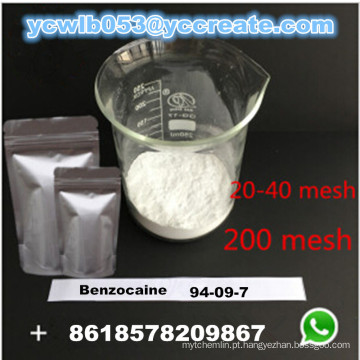 Benzocaine CAS CAS da classe de USP 94-09-7 Anestesico fabricante anestésico tópico de China